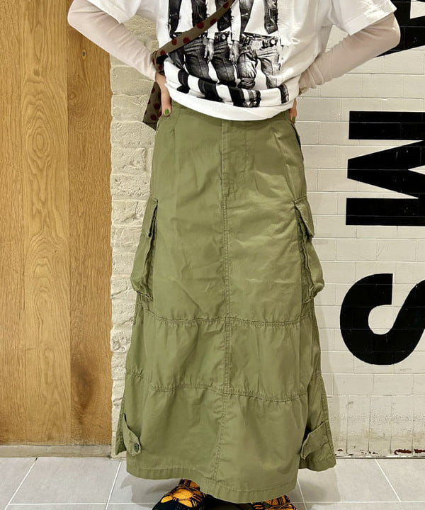 ナツハさんの「BEAMS WOMEN｜M-47 ディテール スカート」を使ったコーディネート