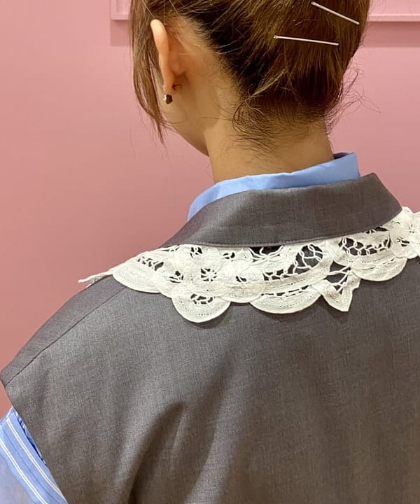 榎本 葵さんの「BEAMS WOMEN｜RBS / バテン レース トリム サロペット」を使ったコーディネート