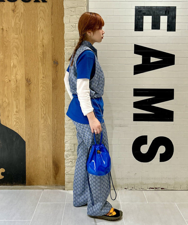 ナツハさんの「BEAMS WOMEN｜ポリエステル ジャガード ベスト」を使ったコーディネート