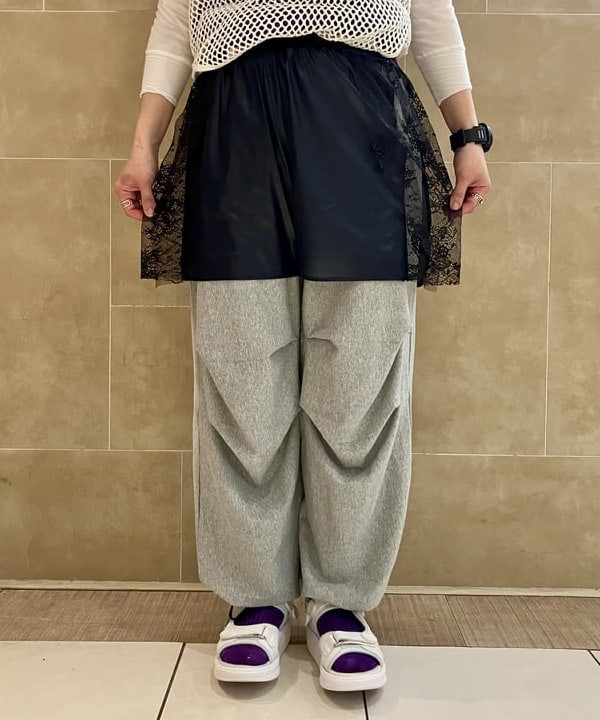 すぎやま えみさんの「maturely / フィッシュ ネット タンクトップ」を使ったコーディネート