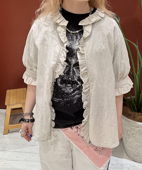 竹村 澄玲さんの「BEAMS WOMEN｜Cotton Expressions / STARRY NIGHT TEE」を使ったコーディネート