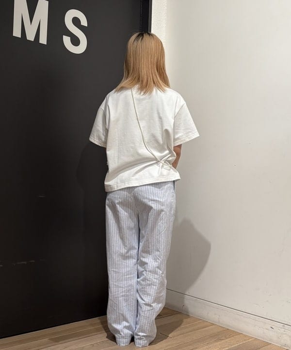 キムさんの「BEAMS WOMEN｜【別注】TORI-TO / コラージュ Tシャツ」を使ったコーディネート