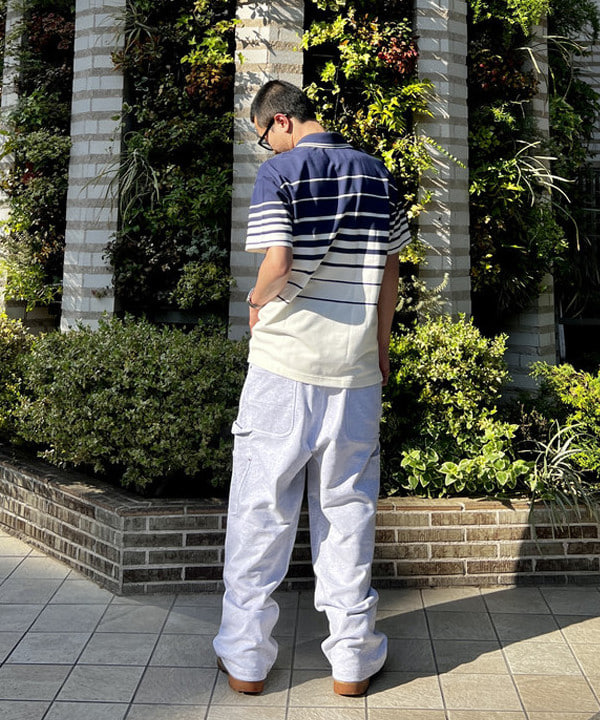 ムファサさんの「BEAMS WOMEN｜【別注】FRED PERRY / リラックス ストライプ ピケ ポロシャツ」を使ったコーディネート