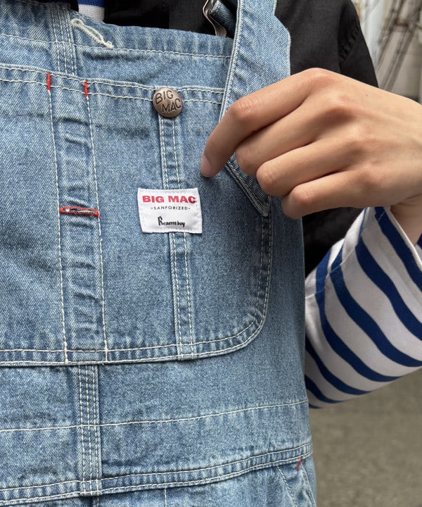 み　う　ちさんの「BEAMS WOMEN｜【別注】BIGMAC / デニム オーバーオール 25SS」を使ったコーディネート