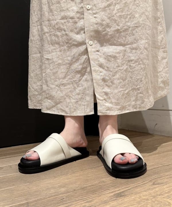 makita mikaさんの「BEAMS WOMEN｜TICCA / リネン 2WAY フレンチスリーブ ワンピース」を使ったコーディネート