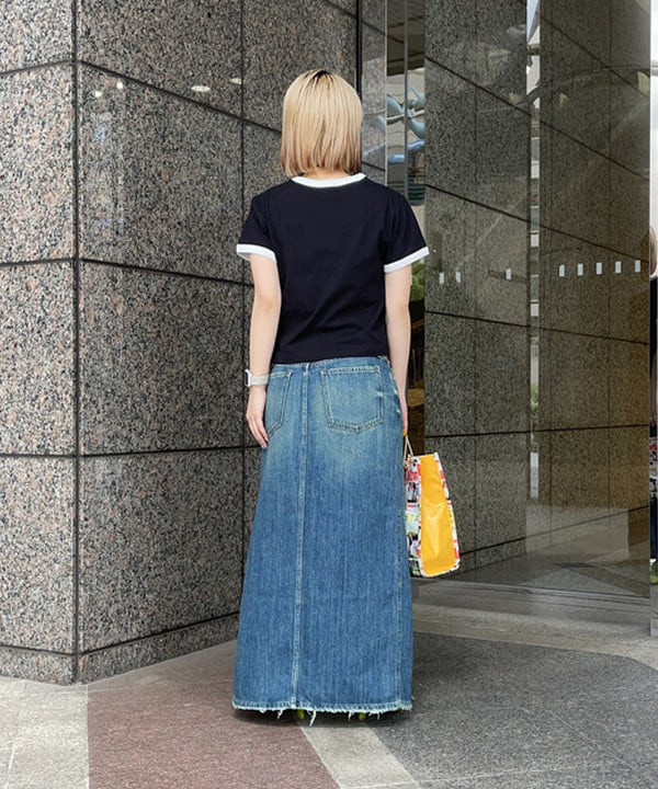 まゆちゃんさんの「BEAMS WOMEN｜【別注】GOOD ROCK SPEED / Wicked / リンガー Tシャツ」を使ったコーディネート