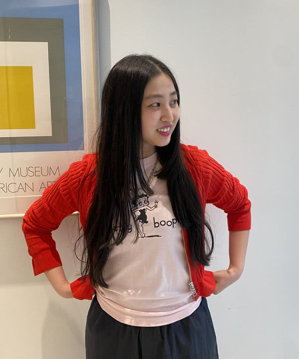 ayaさんの「BEAMS WOMEN｜Betty Boop(TM) / Logo Tシャツ」を使ったコーディネート