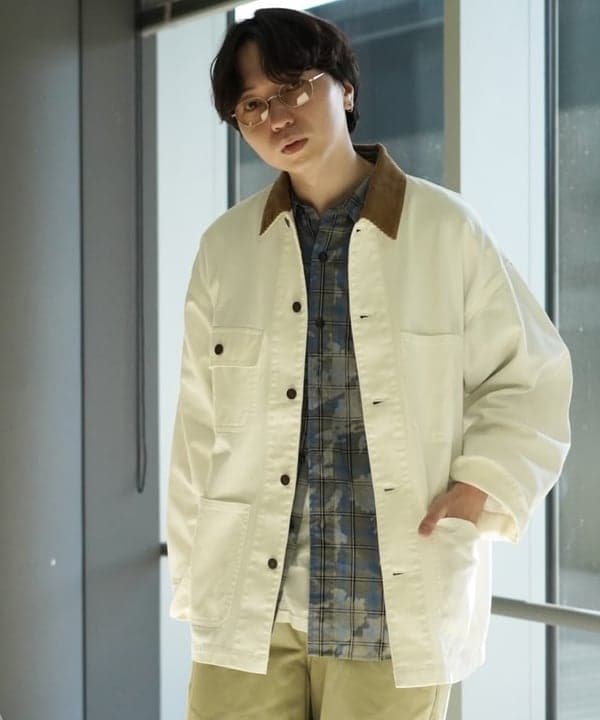 SUDOさんの「BEAMS WOMEN｜フェード ワーク チェックシャツ」を使ったコーディネート