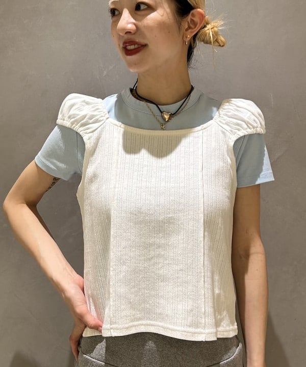 ササキさんの「BEAMS WOMEN｜【別注】PICCADILLY / RIB TEE」を使ったコーディネート