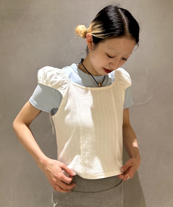 ササキさんの「BEAMS WOMEN｜【別注】PICCADILLY / RIB TEE」を使ったコーディネート