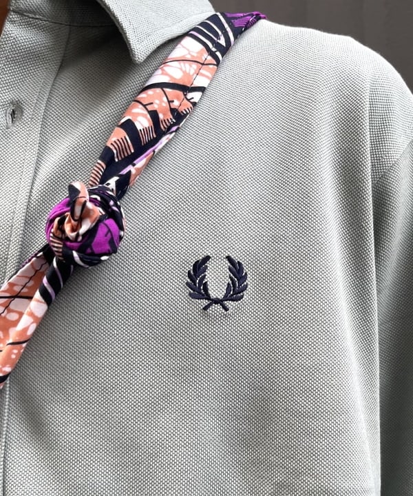 菊田 悠さんの「BEAMS WOMEN｜【別注】FRED PERRY / 鹿の子 ショートスリーブ シャツ」を使ったコーディネート