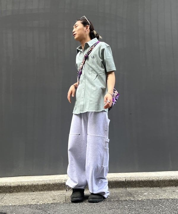 菊田 悠さんの「BEAMS WOMEN｜【別注】FRED PERRY / 鹿の子 ショートスリーブ シャツ」を使ったコーディネート