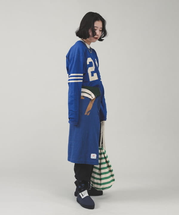 ミナミマリコさんの「BEAMS WOMEN｜ボーイ ベーシック Tシャツ」を使ったコーディネート