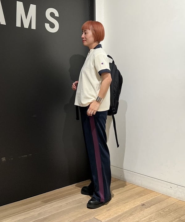 吉田 奈央さんの「BEAMS WOMEN｜【別注】Champion / ポロシャツ」を使ったコーディネート