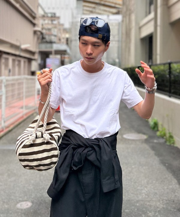 大野 滉太さんの「BEAMS WOMEN｜マリン バッグ」を使ったコーディネート