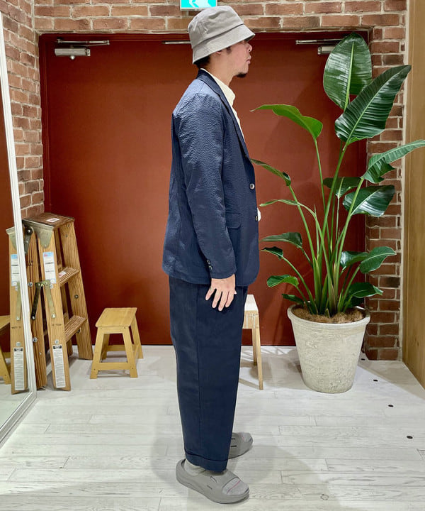 佐藤 優さんの「BEAMS WOMEN｜3B Shirt Jacket COOLMAX(R) Seersucker」を使ったコーディネート