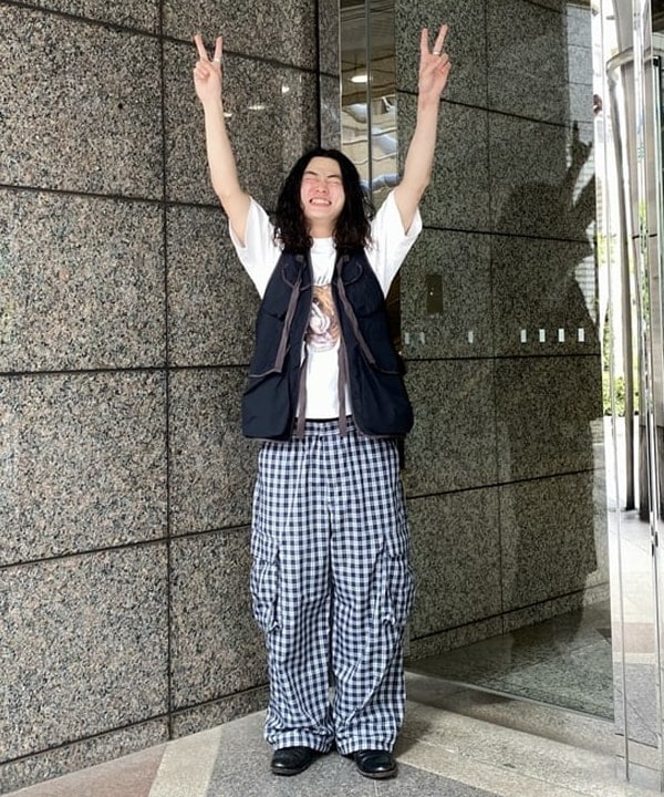りくっしーさんの「BEAMS WOMEN｜Lee / BULLDOG PRINT S/S TEE」を使ったコーディネート