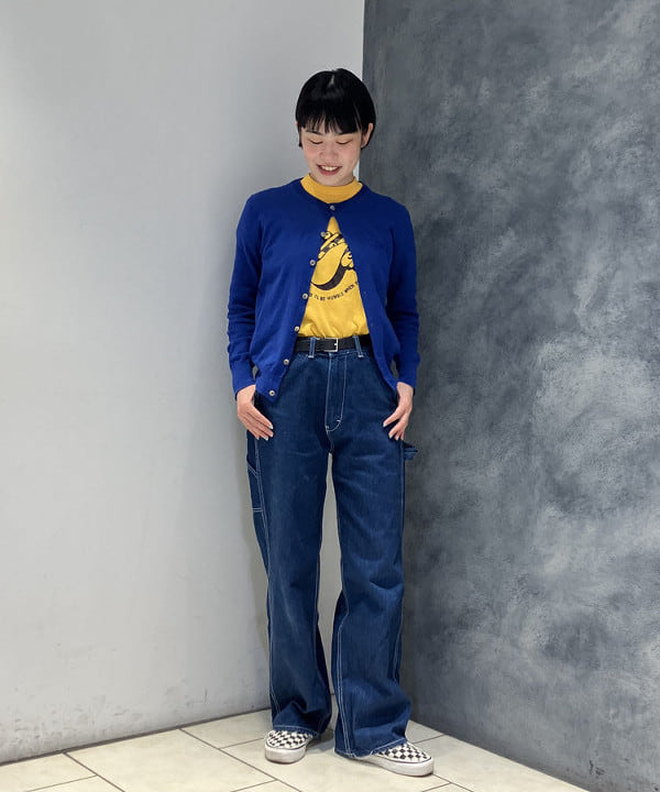 葵さんの「BEAMS WOMEN｜12オンス デニム ペインター パンツ」を使ったコーディネート