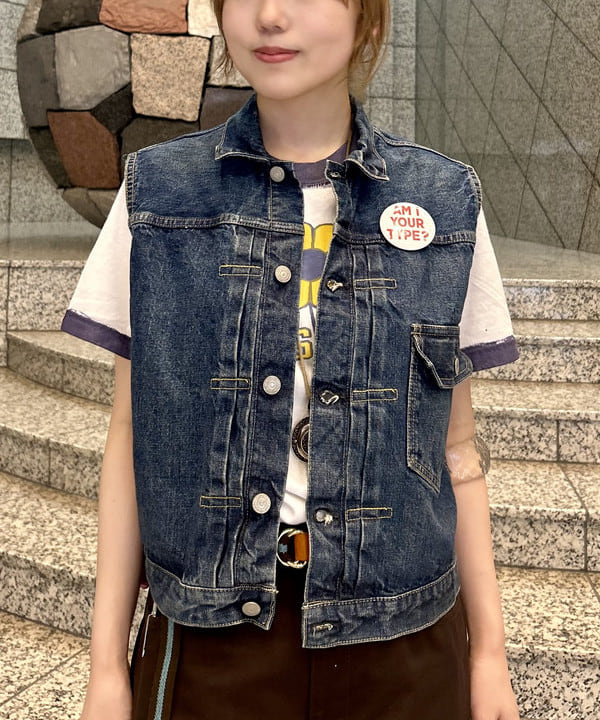 小原 もこさんの「BEAMS WOMEN｜【別注】BOW WOW / RINGER T-shirt」を使ったコーディネート