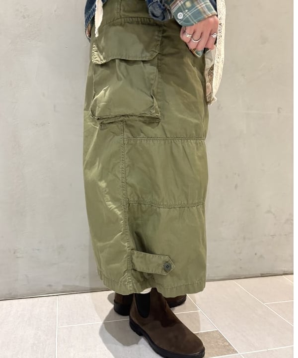 kawaiさんの「BEAMS WOMEN｜【別注】BUZZ RICKSON’s / USED DENIM PULLOVER」を使ったコーディネート