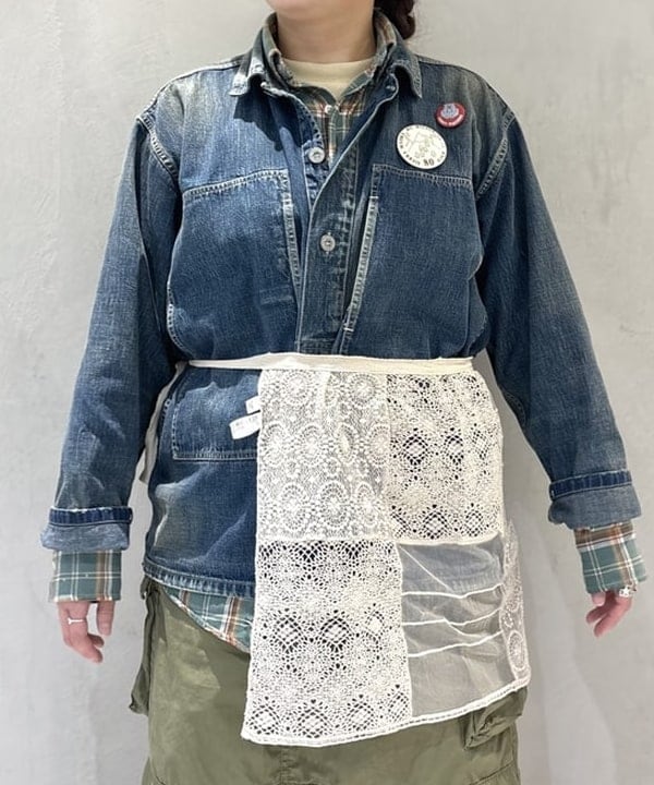 kawaiさんの「BEAMS WOMEN｜【別注】BUZZ RICKSON’s / USED DENIM PULLOVER」を使ったコーディネート