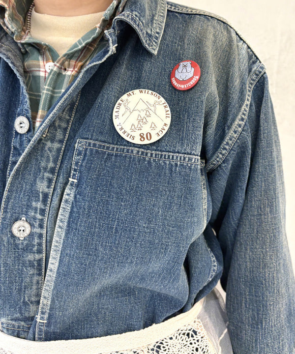 kawaiさんの「BEAMS WOMEN｜【別注】BUZZ RICKSON’s / USED DENIM PULLOVER」を使ったコーディネート