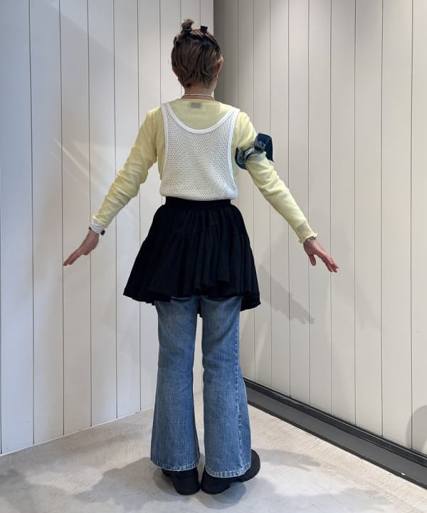 矢野(青木)優香さんの「BEAMS WOMEN｜maturely / シアー シャーリング カーディガン」を使ったコーディネート