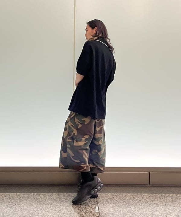 菊田 悠さんの「BEAMS WOMEN｜【別注】FRED PERRY / リラックス ピケ ショートスリーブ ポロシャツ」を使ったコーディネート