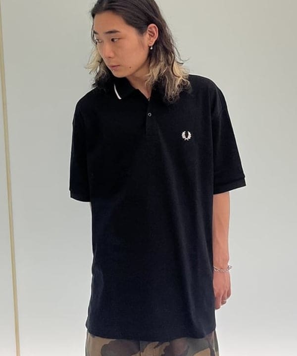 菊田 悠さんの「BEAMS WOMEN｜【別注】FRED PERRY / リラックス ピケ ショートスリーブ ポロシャツ」を使ったコーディネート