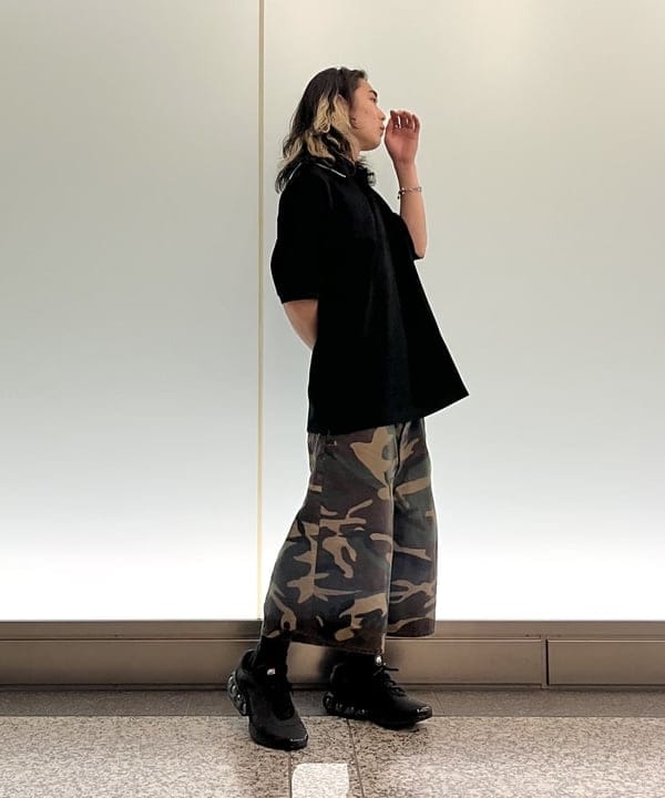 菊田 悠さんの「BEAMS WOMEN｜【別注】FRED PERRY / リラックス ピケ ショートスリーブ ポロシャツ」を使ったコーディネート