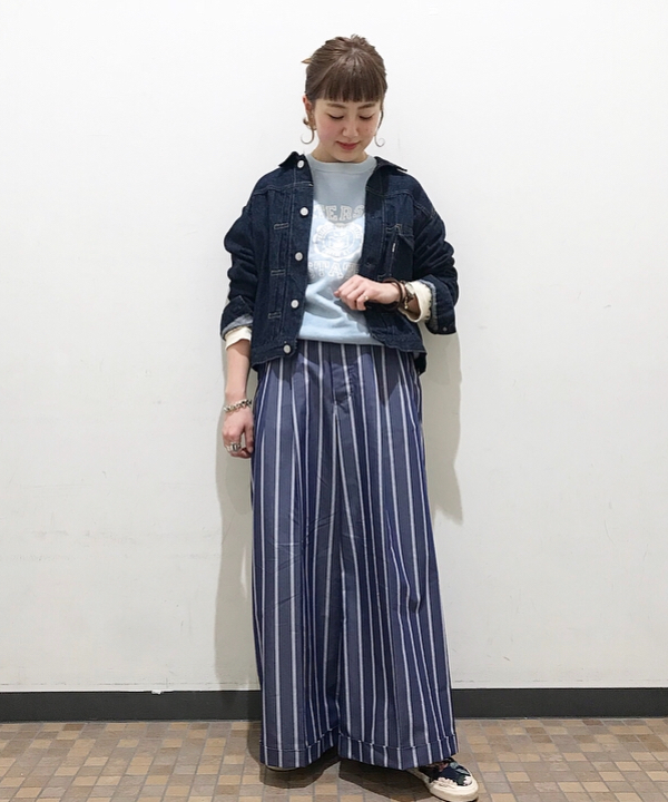 ハルカワエさんの「BEAMS WOMEN｜orSlow &times; BEAMS BOY / 別注 Monroe Jacket Special」を使ったコーディネート