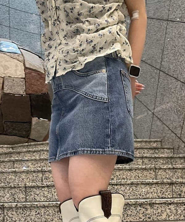 まゆちゃんさんの「BEAMS WOMEN｜LEVI'S(R) / Western Icon Skirt」を使ったコーディネート
