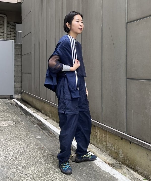 ミナミマリコさんの「BEAMS WOMEN｜ボーイ ベーシック Tシャツ」を使ったコーディネート