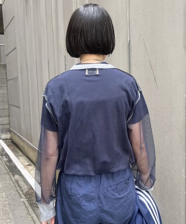 ミナミマリコさんの「BEAMS WOMEN｜ボーイ ベーシック Tシャツ」を使ったコーディネート