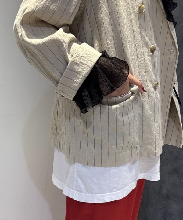 福田 まみさんの「BEAMS WOMEN｜maturely / スナップ イージー パンツ」を使ったコーディネート