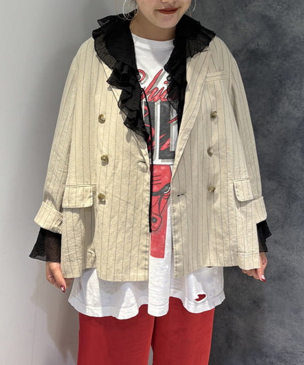 福田 まみさんの「BEAMS WOMEN｜maturely / スナップ イージー パンツ」を使ったコーディネート