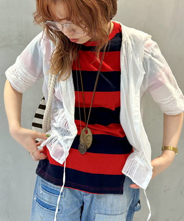 ナツハさんの「BEAMS WOMEN｜マリン バッグ」を使ったコーディネート