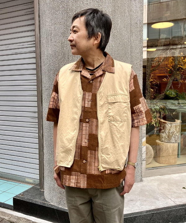 新型] NEW X–STYLE APRON (SMOKY BEIGECOLOR)※背中でクロ