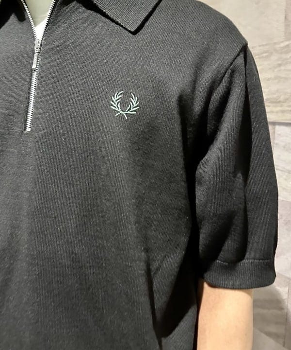 青島 樹生さんの「【別注】FRED PERRY / ハーフジップ ニットポロ」を使ったコーディネート