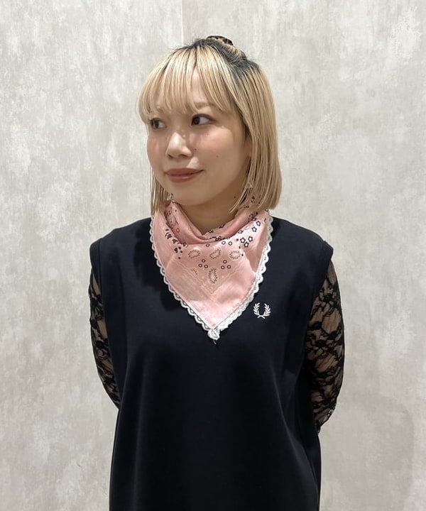 まゆちゃんさんの「BEAMS WOMEN｜2WAY レース バンダナ」を使ったコーディネート
