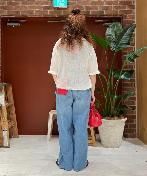 エノモト アミさんの「BEAMS WOMEN｜【別注】BIGMAC / デニム オーバーオール 25SS」を使ったコーディネート