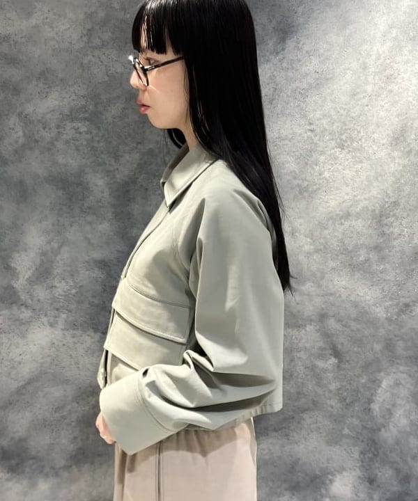 OSUMIさんの「BEAMS WOMEN｜強撚ツイル ブルゾン」を使ったコーディネート