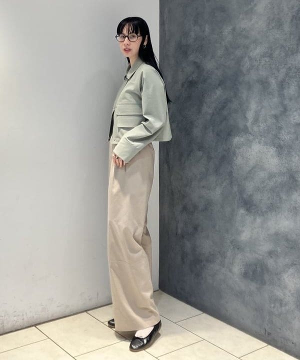 OSUMIさんの「BEAMS WOMEN｜強撚ツイル ブルゾン」を使ったコーディネート