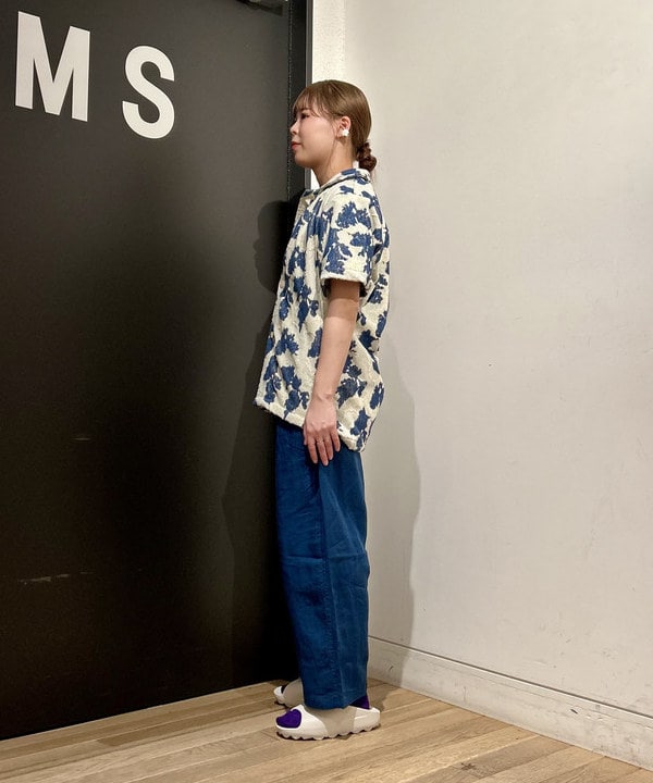 早川 萌子さんの「BEAMS WOMEN｜OAS / Sail Contraste Cuba Terry Shirt」を使ったコーディネート