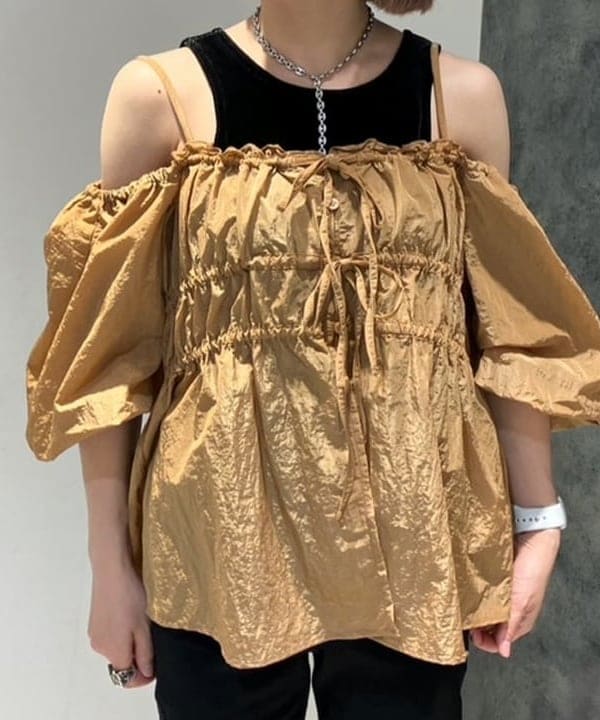 シロヤマさんの「BEAMS WOMEN｜サイド レース バイカー パンツ」を使ったコーディネート