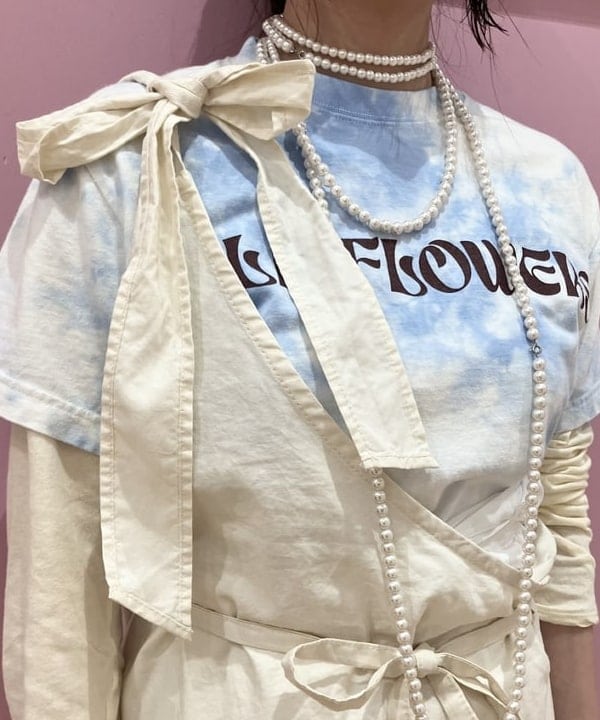 晶さんの「BEAMS WOMEN｜ワンショルダー エプロン ワンピース」を使ったコーディネート