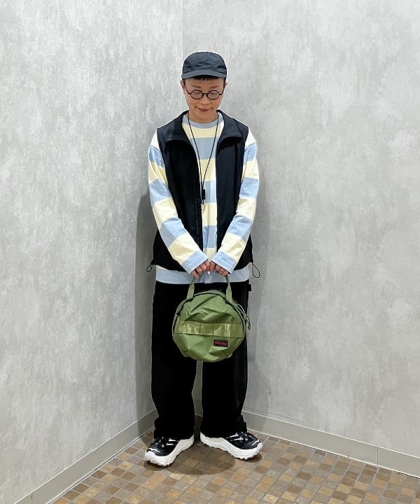 土田 達也さんの「BEAMS WOMEN｜3.5インチ ボーダー Tシャツ」を使ったコーディネート