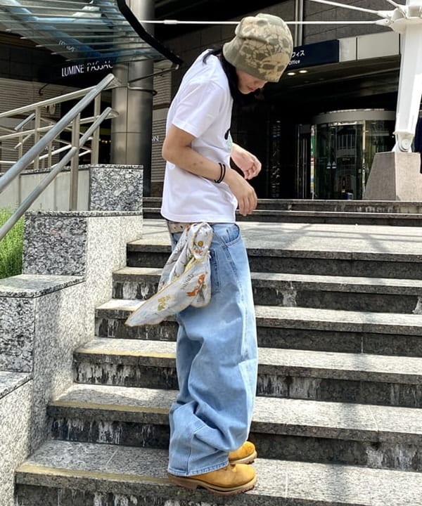 はるひむさんの「BEAMS WOMEN｜デニム バレル パンツ」を使ったコーディネート