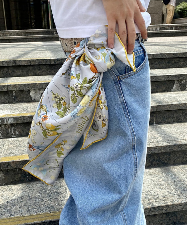 はるひむさんの「BEAMS WOMEN｜デニム バレル パンツ」を使ったコーディネート