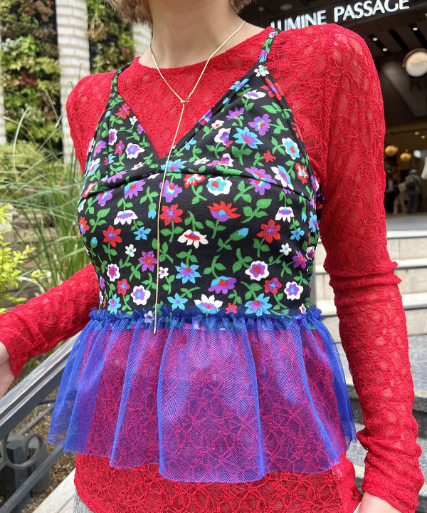 あさひさんの「BEAMS WOMEN｜デニム タック ミディアム スカート」を使ったコーディネート